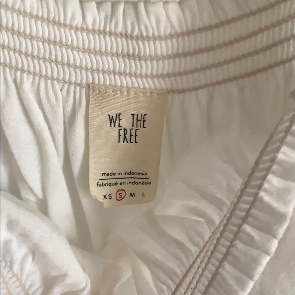 We the free/ free people off the shoulder shirt